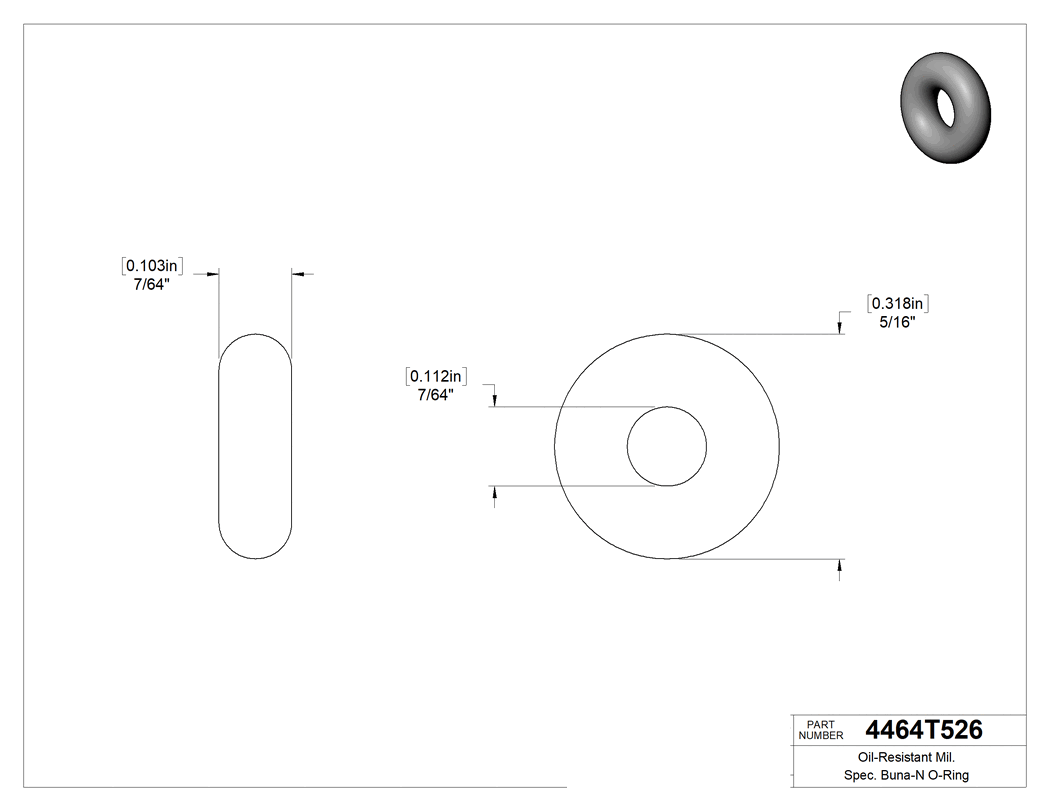 Technical drawing - 4464T526